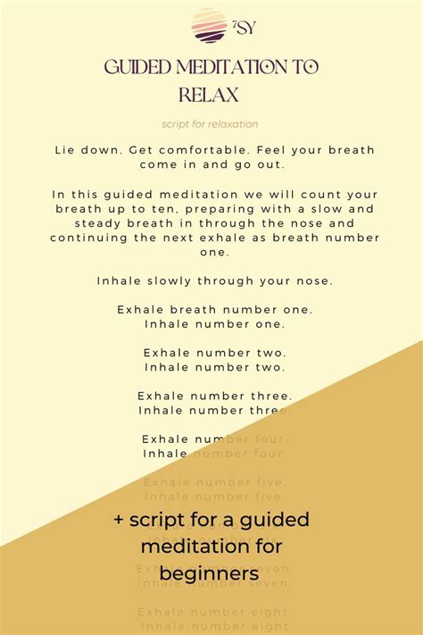 Guided Meditation Script For Savasana Guided Meditation Scripts