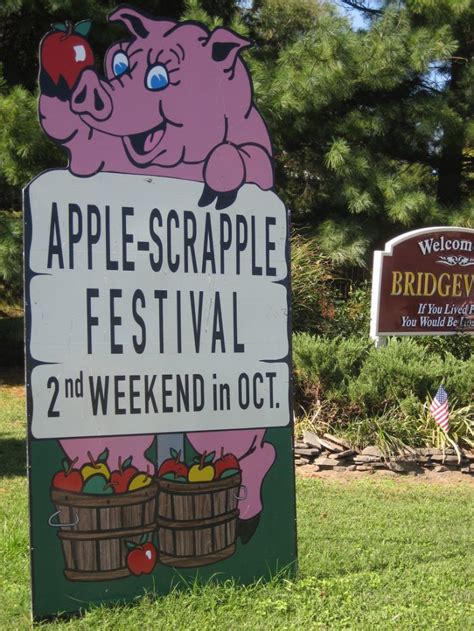 2 Apple Scrapple Festival October 14 15 Bridgeville Lewes Delaware