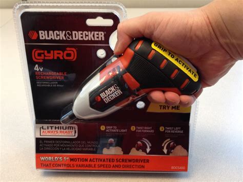 Led light to illuminate dark spaces. Black and Decker 4v MAX Gyro Screwdriver review - The ...