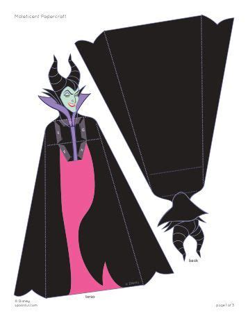 Explore the 34+ collection of free printable disney princess clipart images at getdrawings. Maleficent Papercraft - Spoonful | Disney paper dolls ...