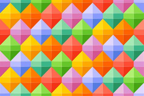 Wallpaper Colorful Illustration Symmetry Triangle Pattern