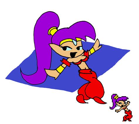 Dancing Shantae Sprite Redraw By Thecal On Newgrounds