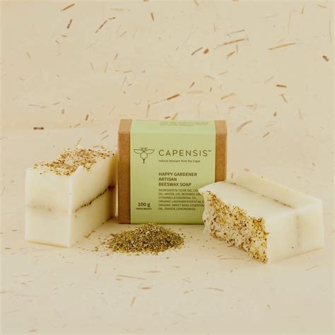 They are moisturizing and suitable for sensitive skin. Happy Gardener Natural Soap Bar | Capensis | Online Shop