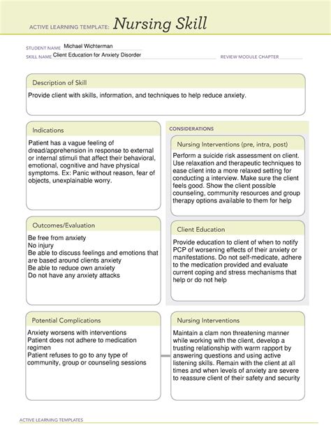 Ati Nursing Skill Picc Line Caredocx Active Learning Template Images