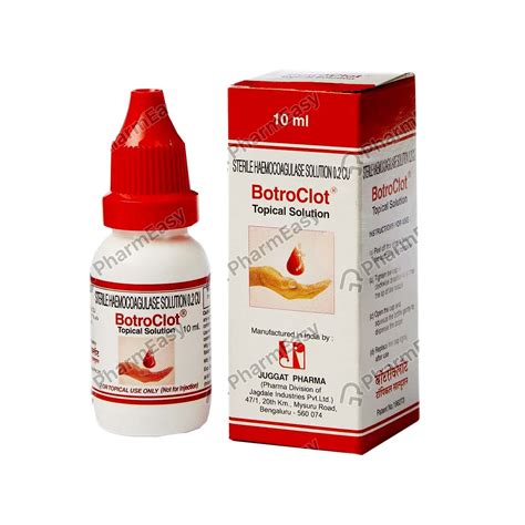 Buy Botroclot 02 Iu Liquid For Skin Application 10 Online At Flat 18