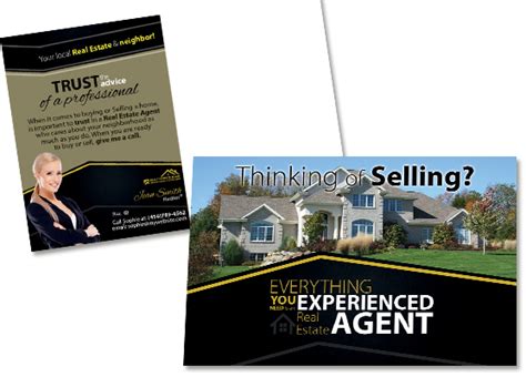 Real estate agents help their clients buy or sell homes, and mortgage brokers help their clients find affordable what are the differences among a real estate agent, a broker and a realtor? Real Estate Postcards | Real Estate Agent Postcards ...