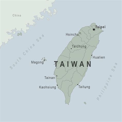 Taiwan from mapcarta, the open map. Taiwan Karte Tierwelt