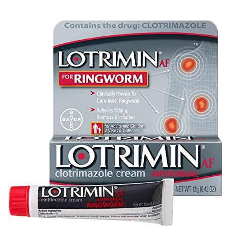 Lotrimin Af Ringworm Cream Clotrimazole Clinically Proven