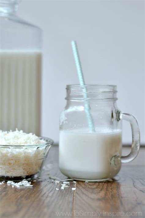 Easy Homemade Coconut Milk Recipe To Simply Inspire