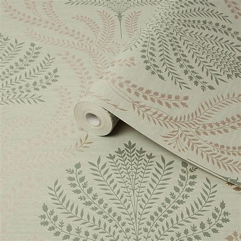 Superfresco Easy Whispy Sage Damask Smooth Wallpaper Tradepoint