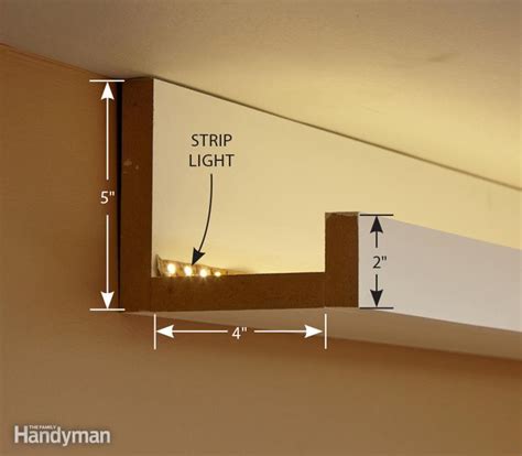 It will help not only to zone premises, but also significantly save on energy costs. How to Install Elegant Cove Lighting | The Family Handyman