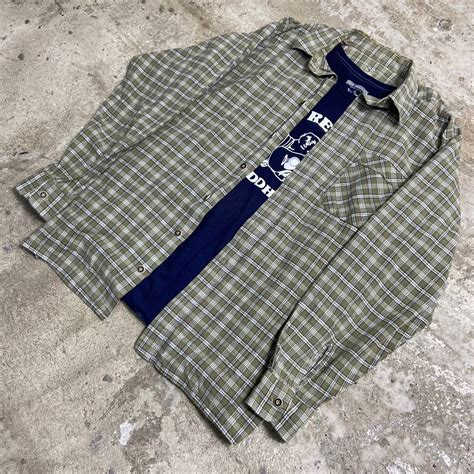 Vintage Retro Punk Checkered Flannel 1990s Grailed