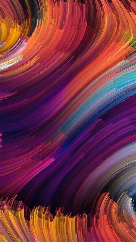 Download Wallpaper 1440x2560 Color Abstract Backdrop Spiral Qhd