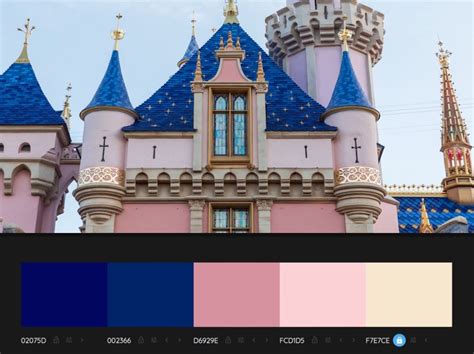 Sleeping Beauty Castle inspired color palette | Sleeping beauty color palette, Sleeping beauty ...