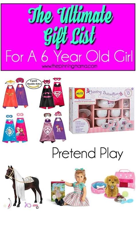 Here are 25+ cool gift ideas we've handpicked that she'll love. The Ultimate Gift List for a 6 year old Girl • The Pinning ...