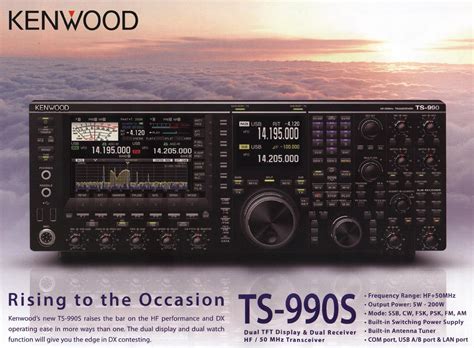 Kenwood Publishes First Photo Of The Kenwood Ts 990s Q R P E R