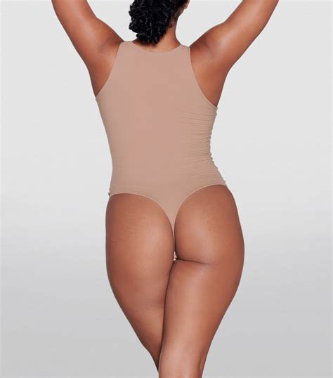 Skims Fits Everybody Thong Bodysuit Harrods Jp