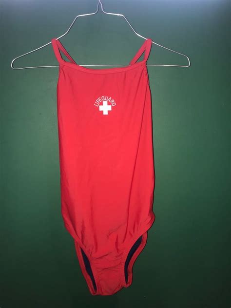 One Piece Lifeguard Swimsuit Size 32 Lifeguard