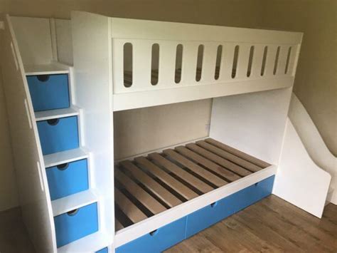 Bunk Bed With Slidetall Kensington Range Complete With Slide 4 Drawers