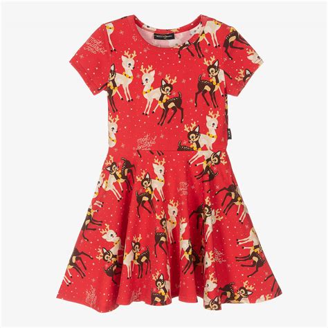 Rock Your Baby Red Cotton Comet And Cupid Dress Childrensalon Outlet