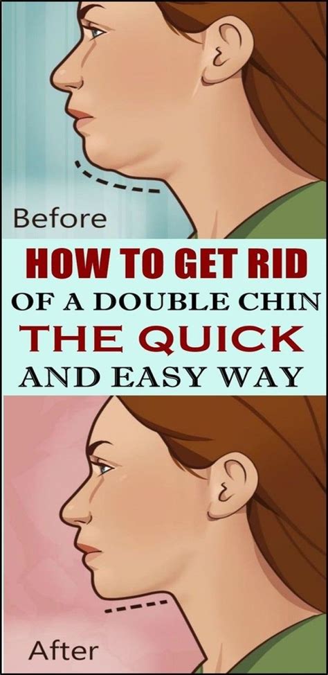 Get Rid Of The Double Chin With Easy And Quick Exercises With Images