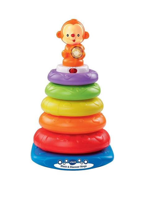 Stack And Discover Rings Vtech Baby Baby Learning Toys Stacking Toys