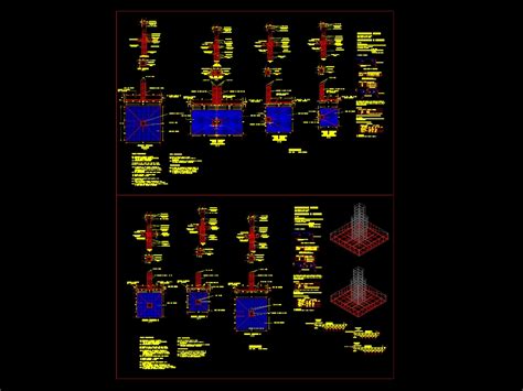 Zapatas En AutoCAD Descargar CAD 343 23 KB Bibliocad