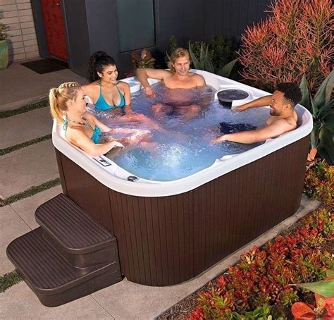 Outdoor Jacuzzi 5 Person 22 Jet Plug And Play Spa Bubble Massage Hot