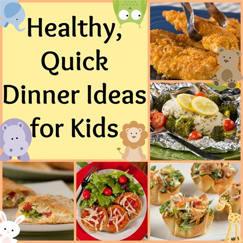 This handy meal prep version means you can stash a few away for future hungry you. Healthy, Quick Dinner Ideas for Kids - Mr. Food's Blog