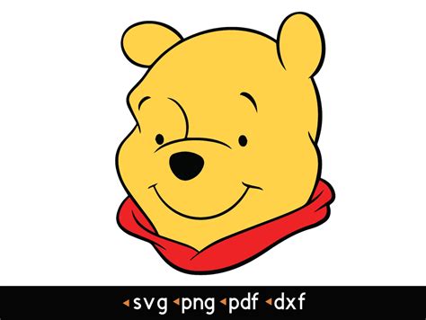 Winnie the Pooh 6 Svg Png Pdf Dxf - Etsy