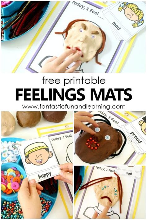 Here are 20 fun and simple activities for toddlers that will keep them engaged and busy with sensory, fine motor, problem solving and curiosity! Teaching Feelings Today I Feel Play Dough Mats | Emotions ...