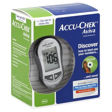 Accu Chek Aviva Diabetes Monitoring Kit Shop Glucose Monitors At H E B