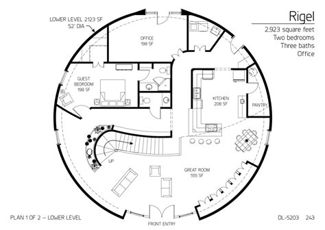 At one time it was a 5 part series. Floor Plan: DL-5203 | Monolithic Dome Institute