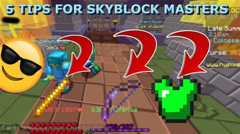 5 Tips For Skyblock Masters Pro Edition Hypixel Skyblock Youtube