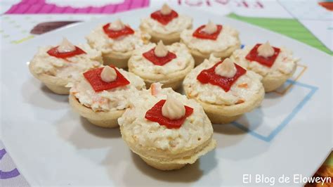 Canapés De Atún Huevo Y Surimi Cocina