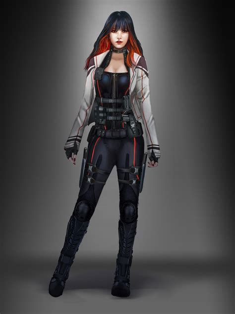 Black Superhero Suit Female Black And White Custom Female Spandex
