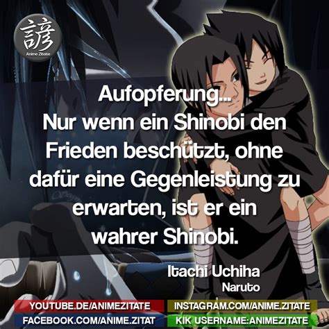 #ItachiUchiha #Naruto #AnimeZitate | Naruto zitate, Anime zitate, Zitate