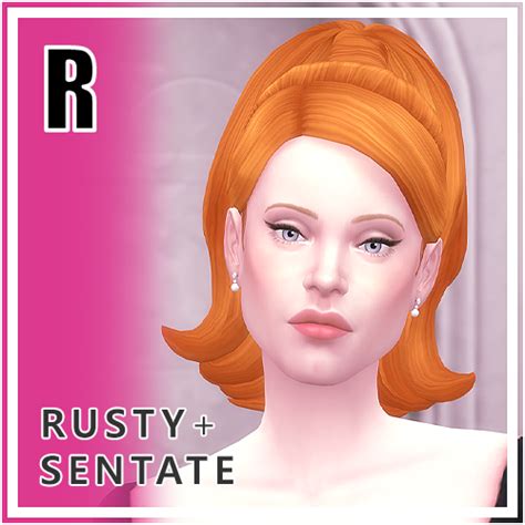 Barbie Hair Rusty X Sentate Collaboration The Sims 4 Create A Sim