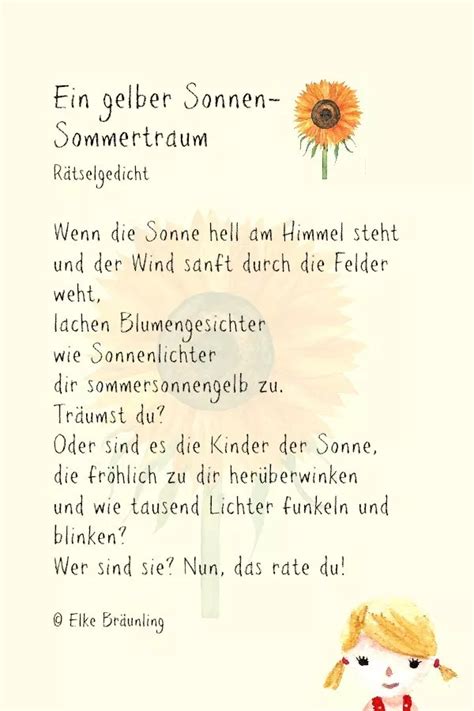Atem frei, angst vorbei * elkes kindergeschichten. Ein gelber Sonnen-Sommertraum * Elkes Kindergeschichten ...