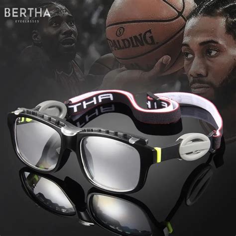 bertha prescription glasses basketball football sports anti crack anti fog glasses temple