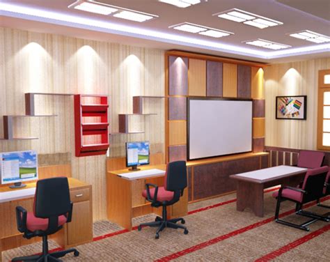 Ruangan kantor yang luas memang diimpikan semua orang. Contoh Desain kantor minimalis - Rumahoscarliving