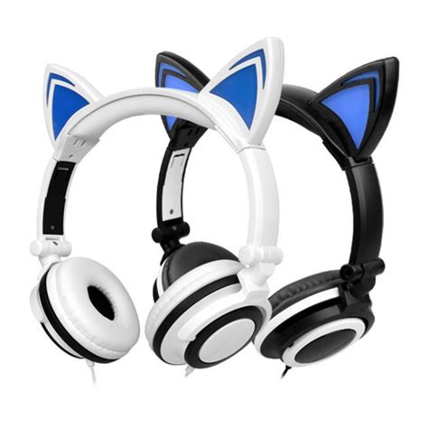 Cat Ear Headphones LED Light - SugarSweet.me png image