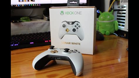 Xbox One Lunar White Controller Limited Edition Unboxing Youtube