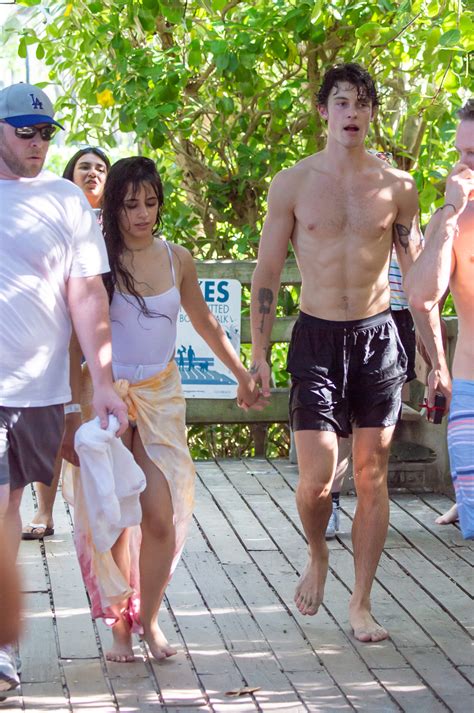 Shawn Mendes And Camila Cabello Pack On The Pda During A Swim In Miami