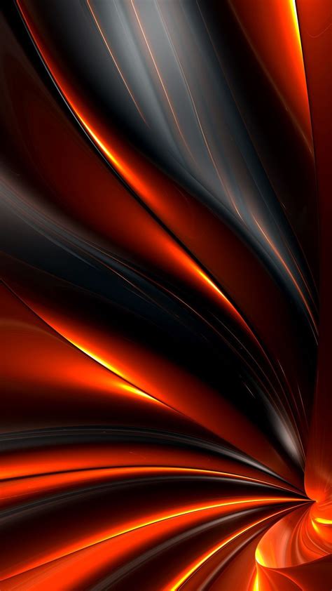 165 Orange Abstract Android Iphone Desktop Hd