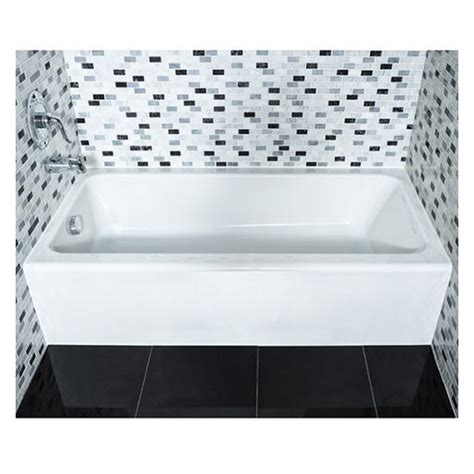 Understanding standard bathtub dimensions is the key to optimize space in your bathroom. Shop for American Standard Evolution II Bathtub with ...