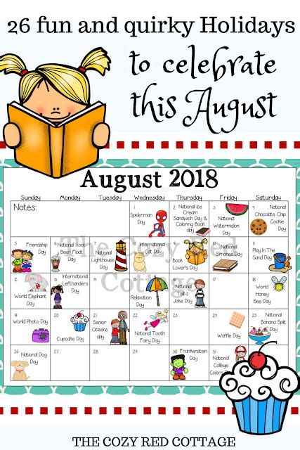 26 Fun Holidays To Celebrate With Your Kids In August National