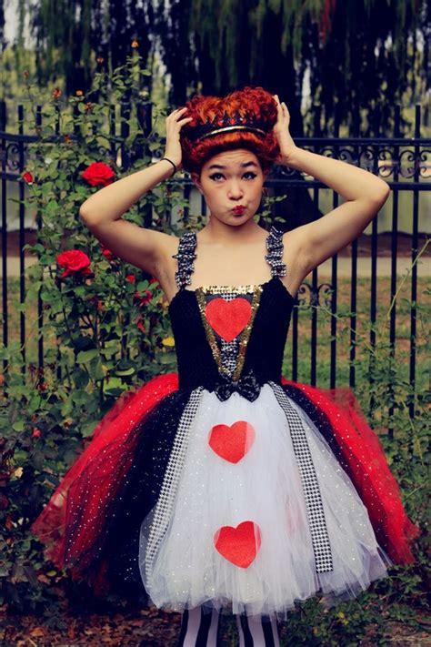 Queen Of Hearts Costume From Alice In Wonderland Red Queen Etsy