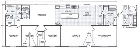 Primary Double Wide Floor Plans Bedroom Most Valued New Home Floor