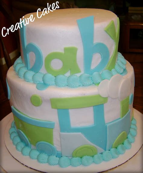 Creative Cakes Train Baby Shower Cake